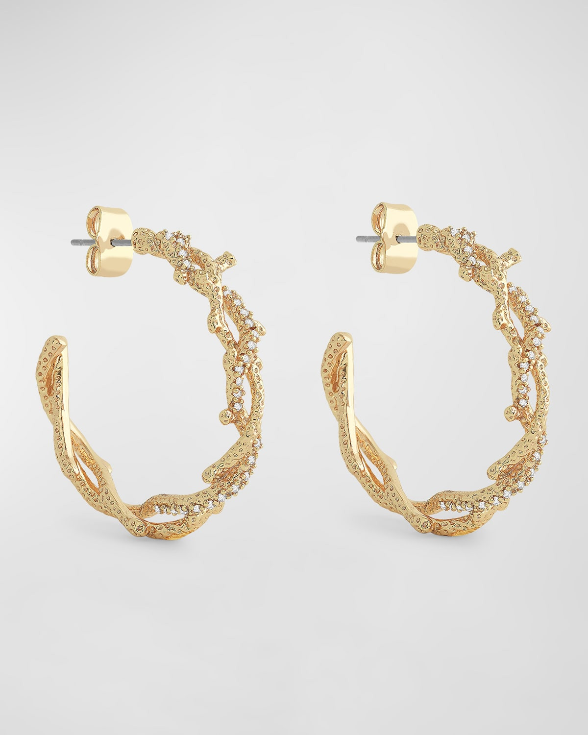 Coral Hoop Earrings | Neiman Marcus