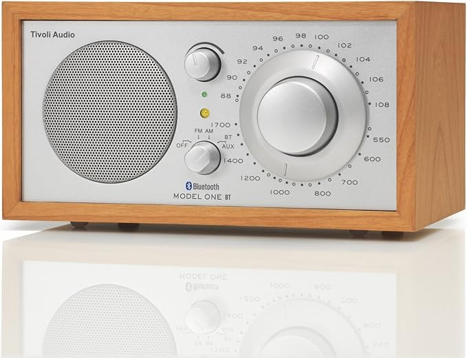 Tivoli Audio Model One Bluetooth AM/FM Radio (Cherry/Silver) | Amazon (US)