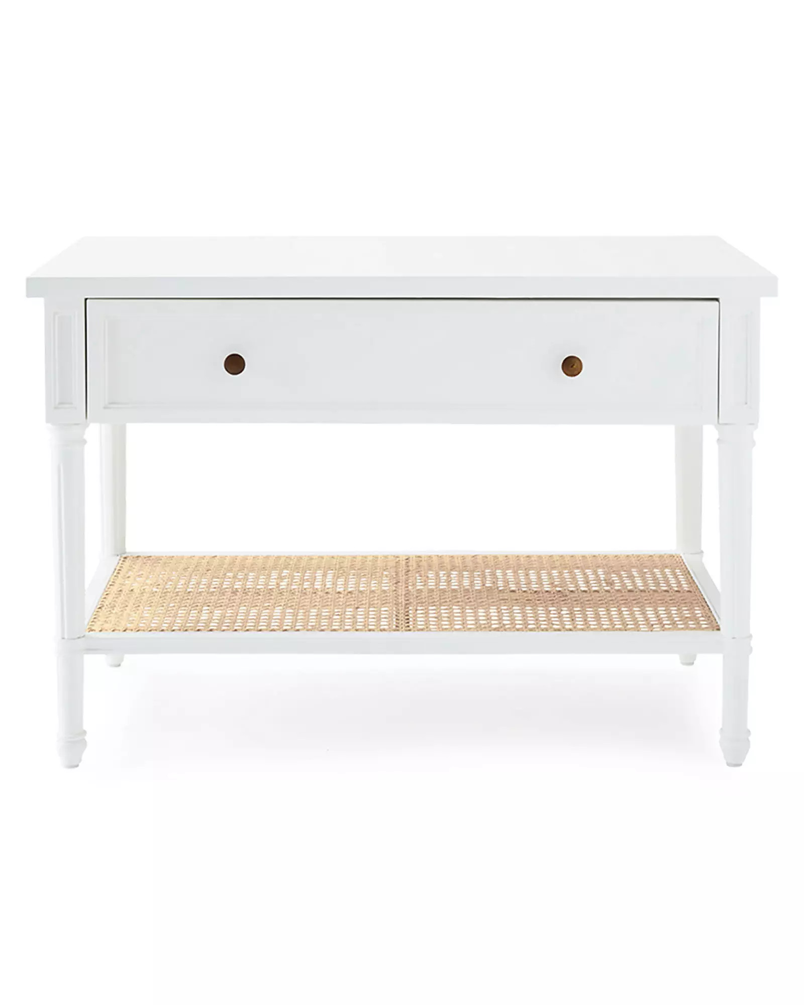 Harbour Cane Wide Nightstand | Serena and Lily