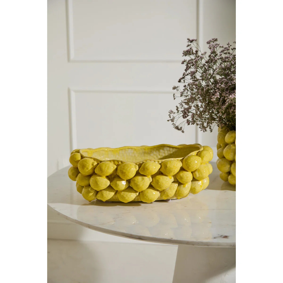 Layered Lemon Bowl 19"x 11"x 6.25" | Wayfair North America