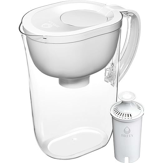 Brita Everyday Water Filter Pitcher, BPA-Free Water Pitcher, Replaces 1,800 Plastic Water Bottles... | Amazon (US)