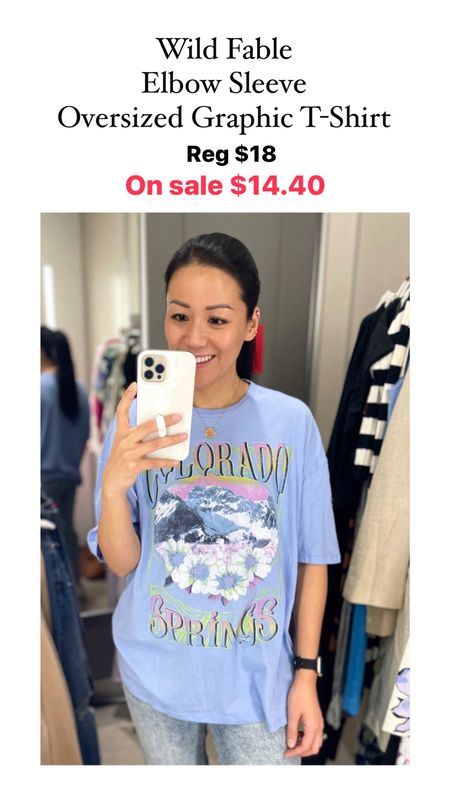 Size XS

Target style
Oversized graphic tee
