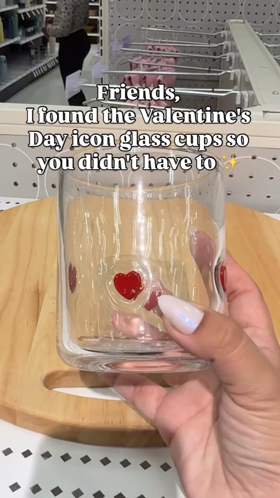 Comment ICON for the 🔗s
•
Pottery Barn style Valentine’s Day glass cups, but for less 🤍
These icon glass cups are such a cute upgrade to everyday cups. A round of @traderjoes chocolate milk, with some whip cream & @bettergoodsbrand dye free sprinkles coming rightttt up! 
•
valentines day glass cups, pottery barn dupe, valentine glassware, icon glass cups, valentine table decor, neutral valentines decor, affordable valentines decor, valentine hosting ideas, chic glassware, viral valentines finds