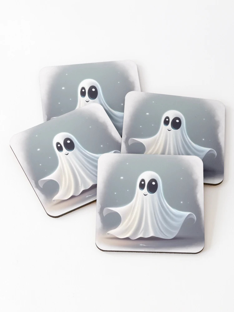 Ghost Coasters (Set of 4) | Redbubble (US)
