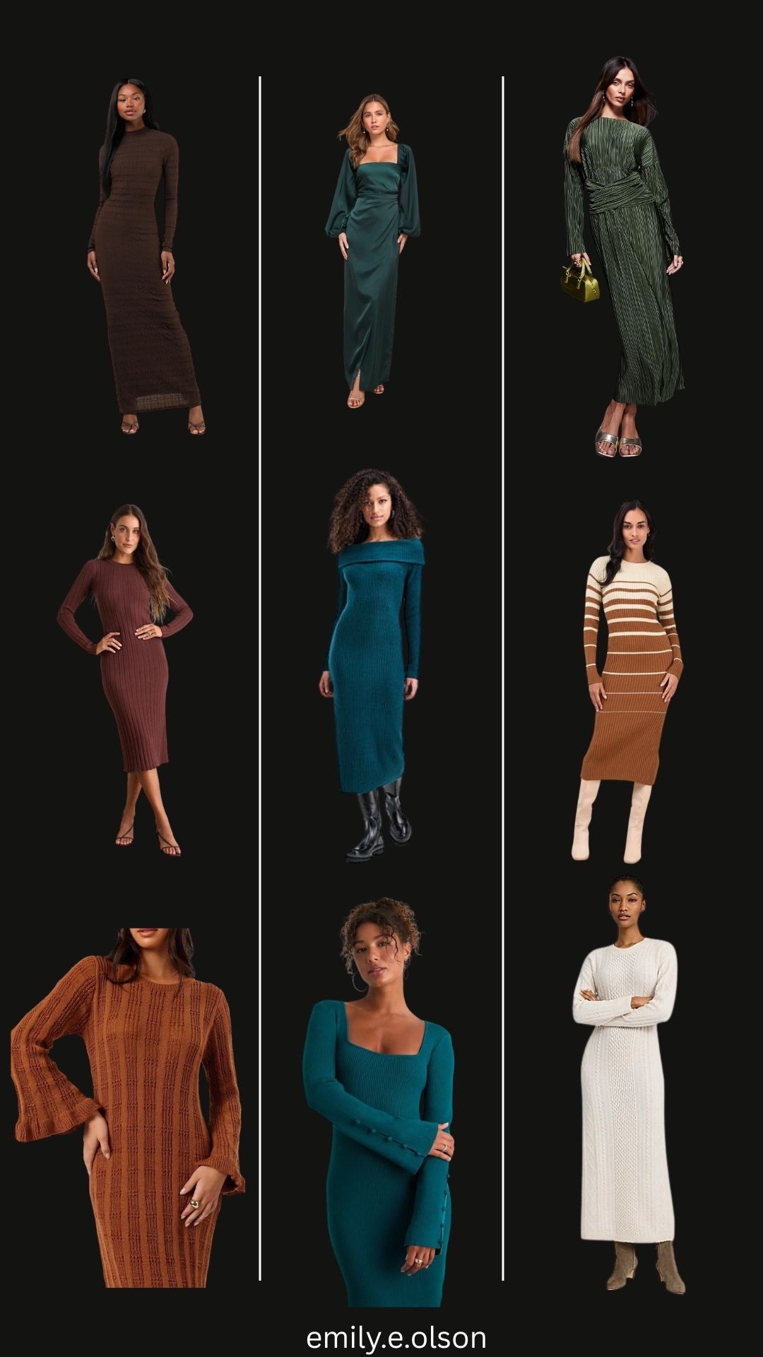 Winter time dresses for autumns 

#LTKSeasonal #LTKWedding #LTKHoliday