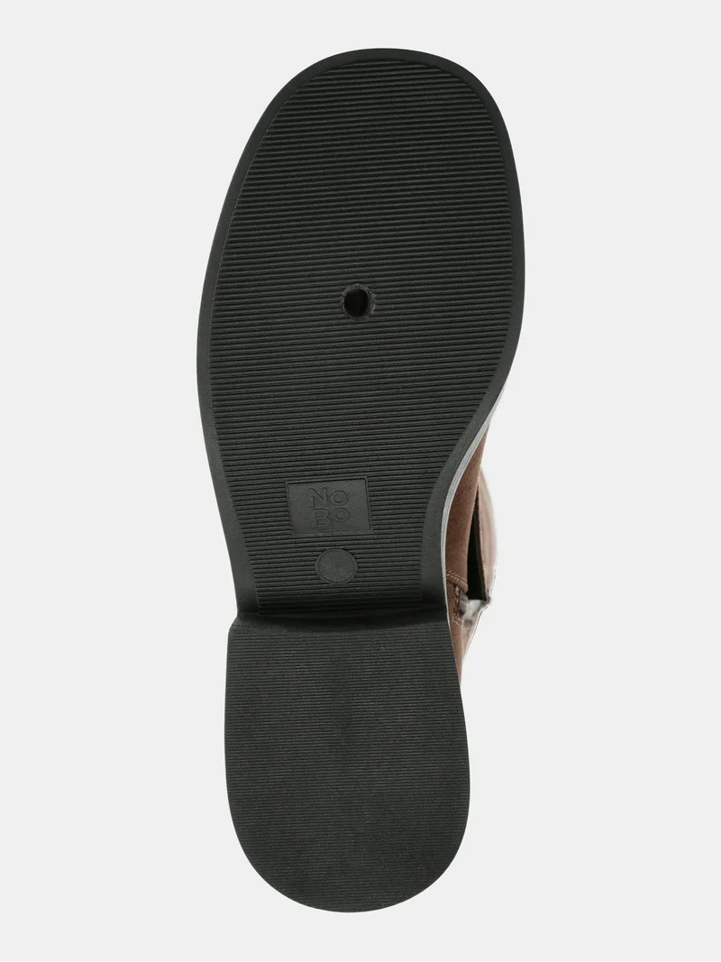 No Boundaries Women's Foldover Buckle Moto Boots | Walmart (US)