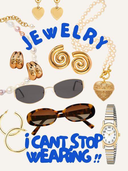 Jewelry I love! A mix of high and low 🌟 