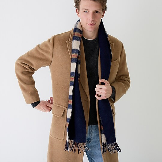 Double-faced scarf in English wool | J. Crew US
