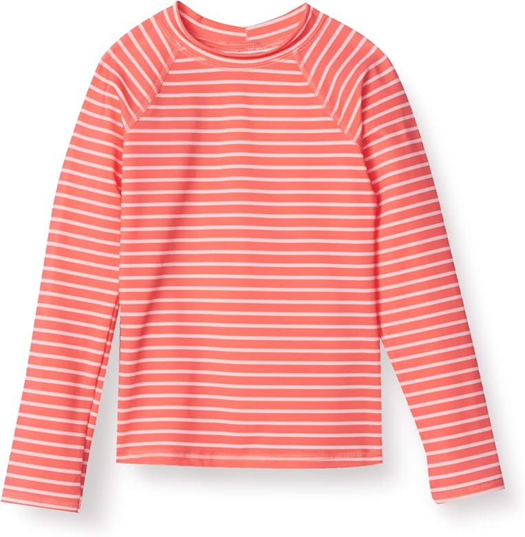 Amazon Essentials Girls and Toddlers' UPF 50+ Long-Sleeve Rashguard | Amazon (US)