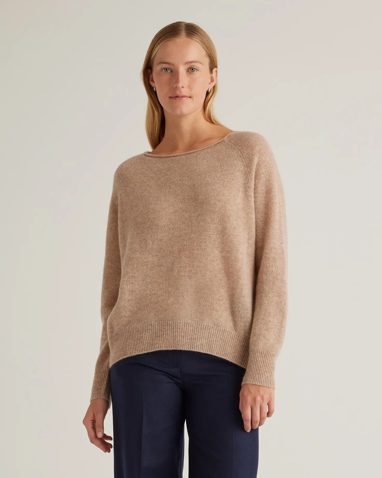 Mongolian Cashmere Boatneck Sweater | Quince