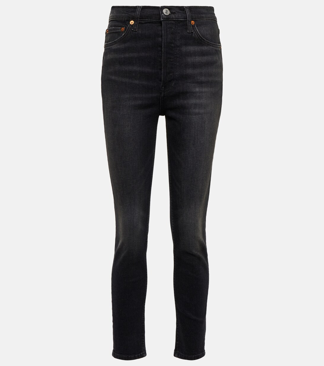 90s high-rise cropped skinny jeans | Mytheresa (UK)