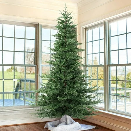 OasisCraft 6.5 Ft Unlit Artificial Aspen Christmas Tree Fir Xmas Tree Artificial Christmas Tree Real Full | Walmart (US)