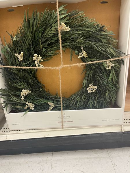 This wreath from target is such good quality!