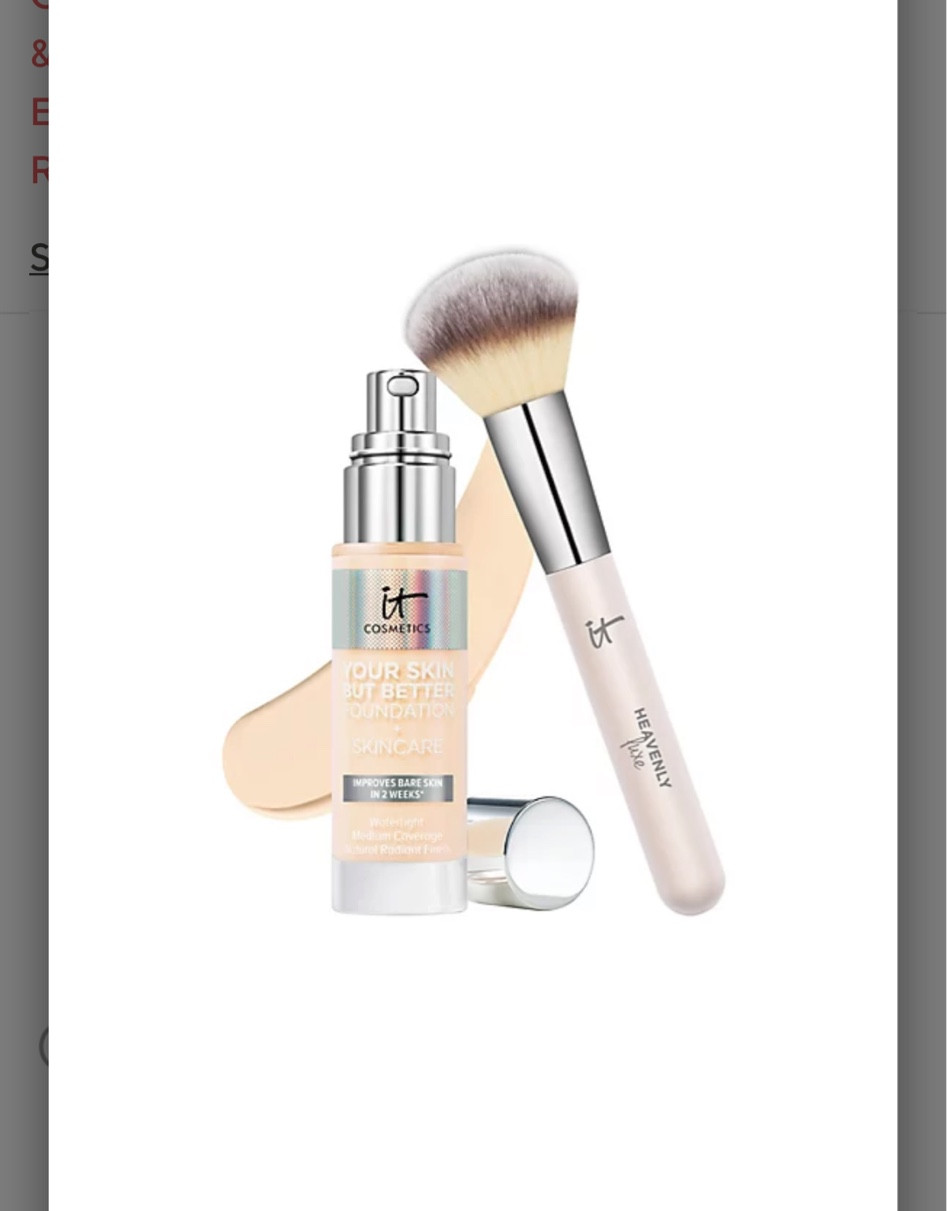 QVC Black Friday makeup find is golden!
Holiday20 promo code for $20 off!!
Run.

Makeup 
Black Friday find
It Cosmetics
Holiday gift guide 