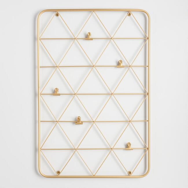 Gold Wire Photo Clip Wall Frame | World Market