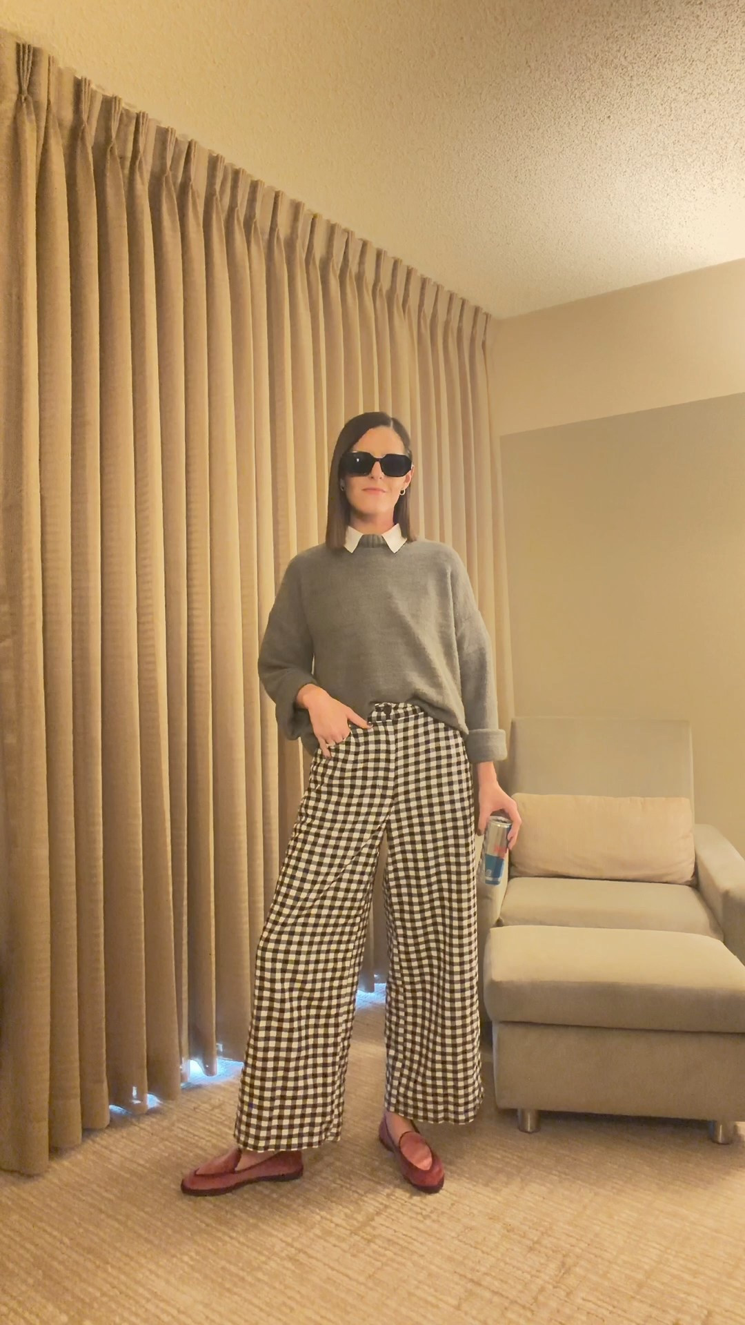 Sweater - ASOS, small
Pants - ASOS, 4
Shoes - Flabelus 
Sunglasses - Amazon 

#LTKFindsUnder100 #LTKStyleTip #LTKFindsUnder50