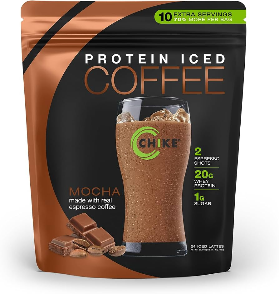 Chike Mocha High Protein Iced Coffee, 20 G Protein, 2 Shots Espresso, 1 G Sugar, Keto Friendly an... | Amazon (US)