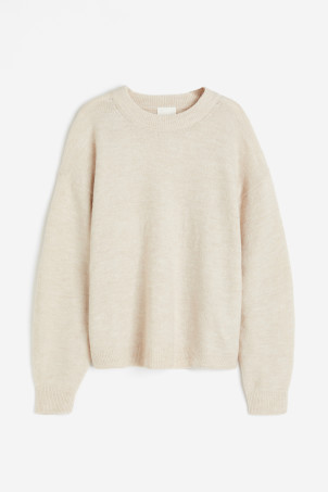 Sweater - Light beige melange - Ladies | H&M US | H&M (US + CA)