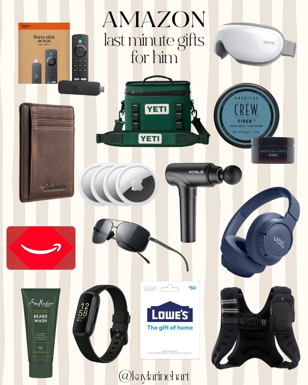 Still scrambling for him? These Amazon gifts are guaranteed to impress — and all ship in time! From gadgets to must haves! 

#amazon #giftsforhim

#LTKGiftGuide #LTKHoliday #LTKMens