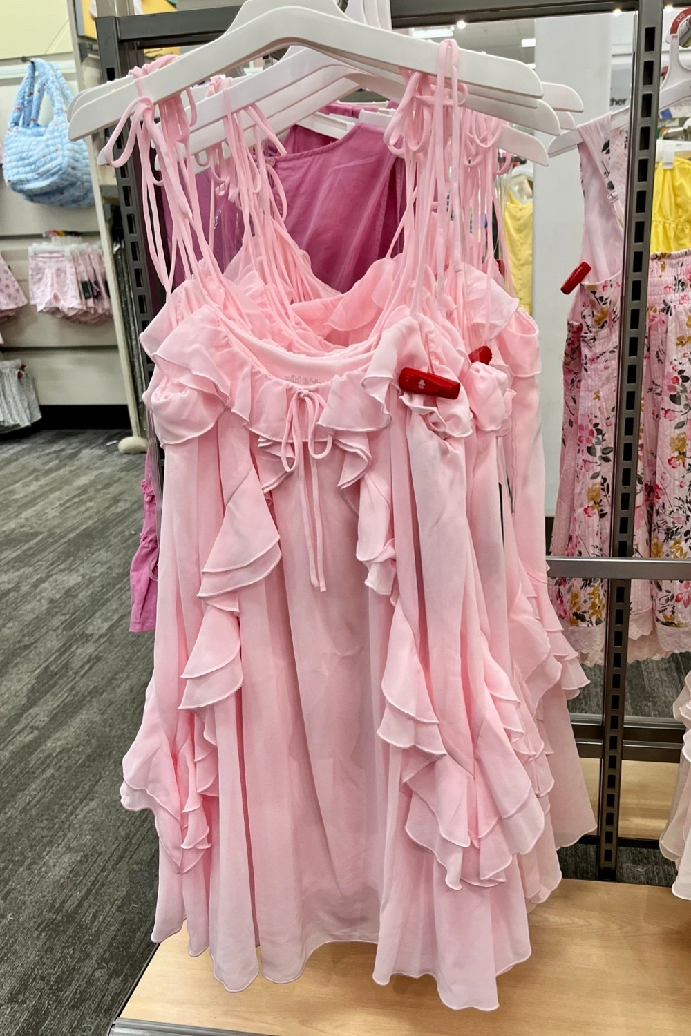 Pretty spring summer pink dress at Target this week. 

Country concert dresses, spring dresses, resort wear 2026, date night dresses, bachelorette weekend, bachelorette party dresses, honeymoon packing, bridal shower dresses, engagement photo shoot, festival dresses.

#LTKFestival #LTKWedding #LTKSeasonal