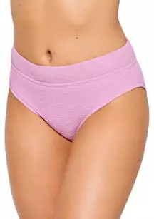 Women's Crinkle Banded High Waist Swim Bottoms | Belk