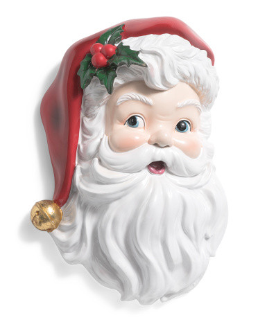 MARTHA STEWART
Oversized Santa Face Wall Hanging With Sound Effects
$39.99 Compare At $63 
help | TJ Maxx