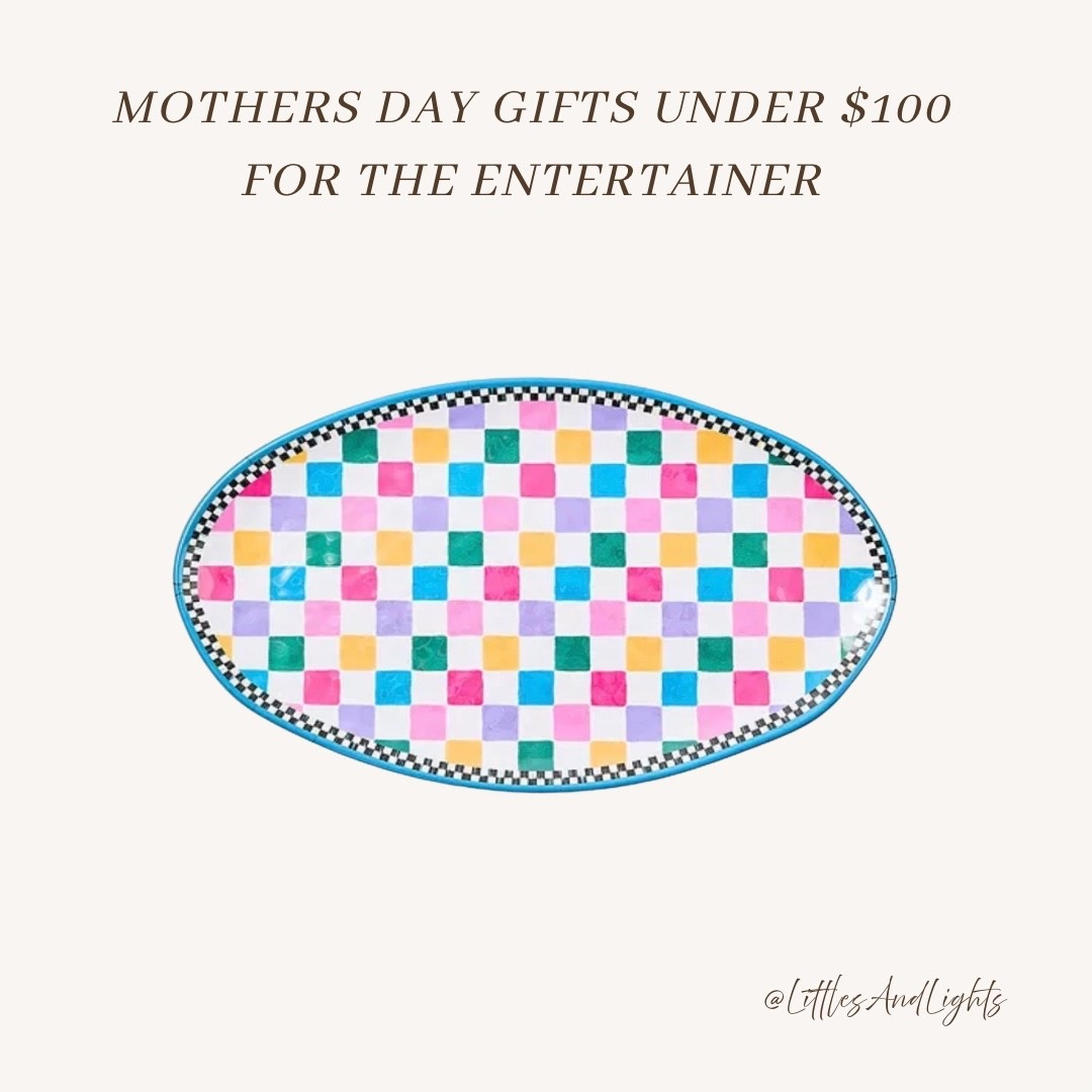 I immediately added it to ny cart! This Melamine serving platter from Maxkenzie Childs will look perfect on my patio this slring/summer! Mother's day gifts she will actually use! 

#LTKHome #LTKMothersDay
