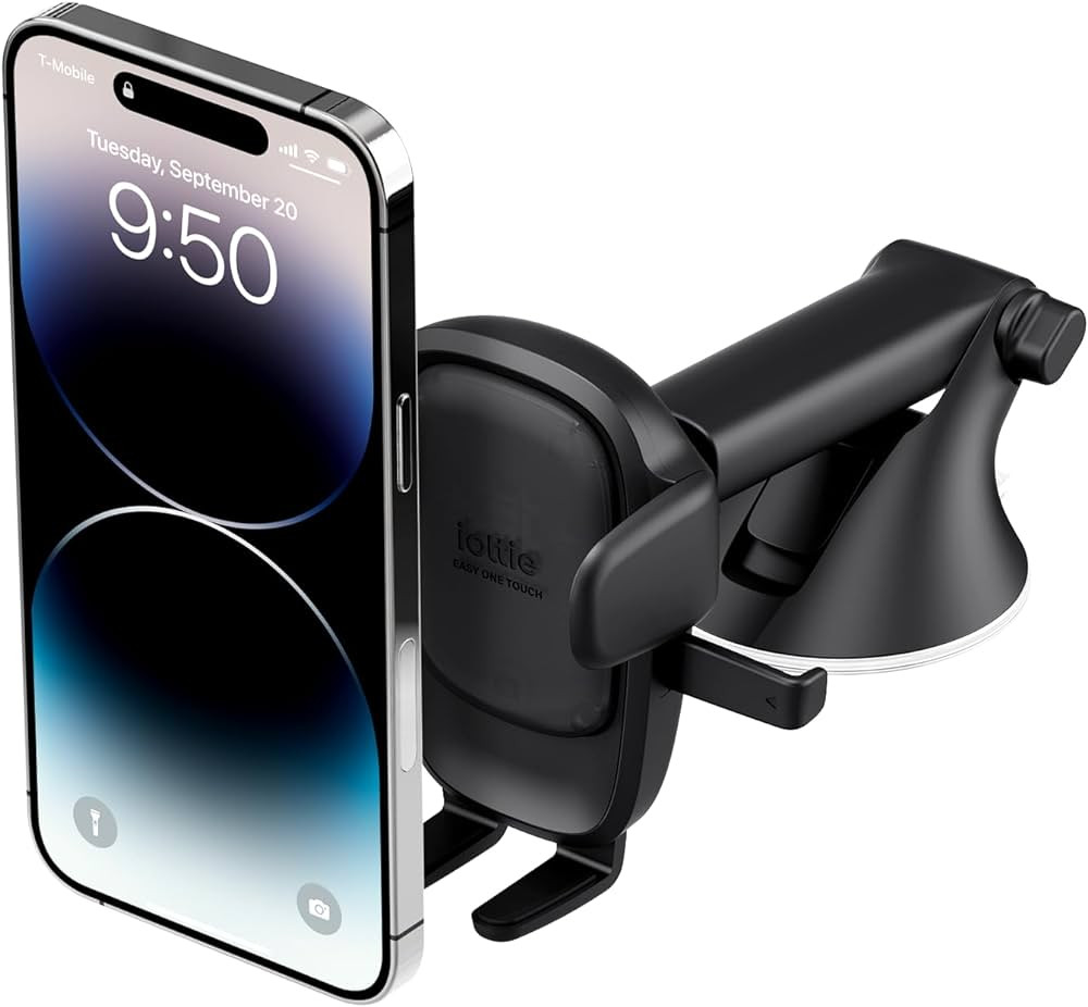 iOttie Easy One Touch 6 Universal Car Mount Dashboard & Windshield Suction Cup Phone Holder for i... | Amazon (US)