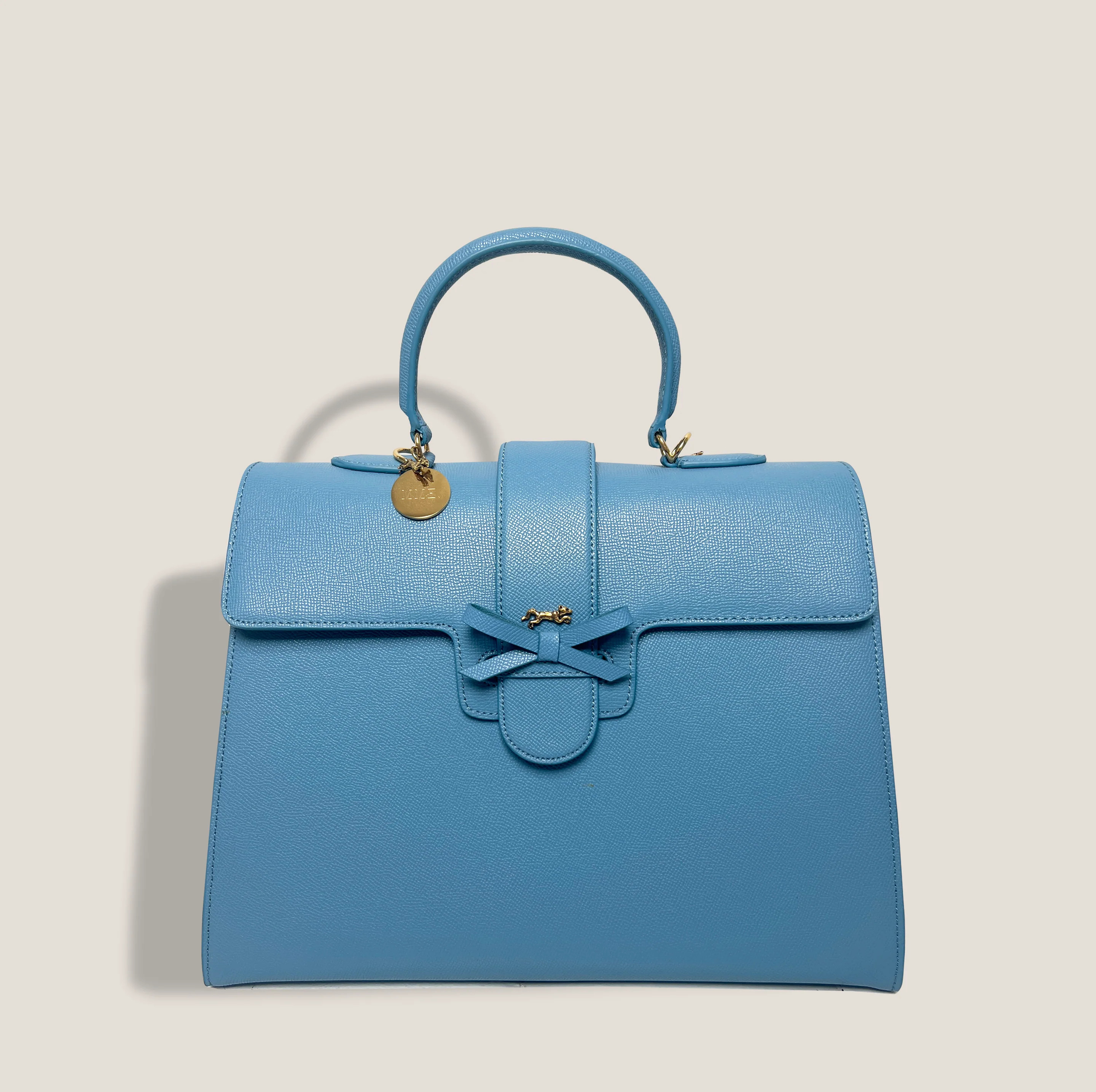 THE CARLTON BOW BAG in CORNFLOWER | MME.MINK