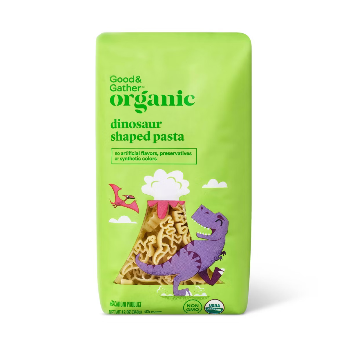Dinosaur Shaped Organic Kids' Pasta - 12oz - Good & Gather™ | Target