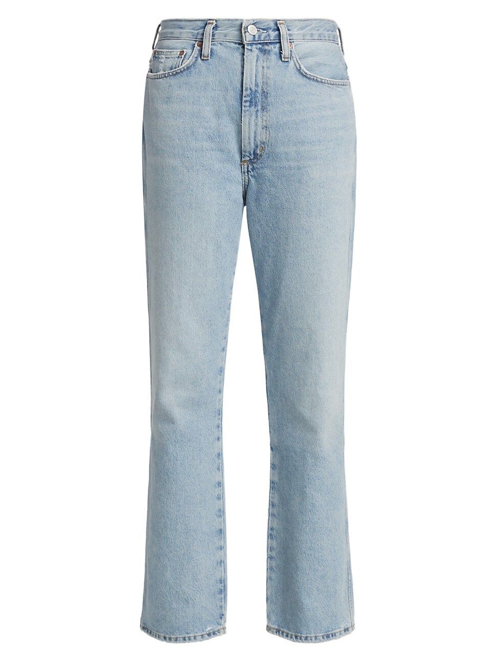 Pinch Waist High-Rise Cropped Flare Jeans | Saks Fifth Avenue