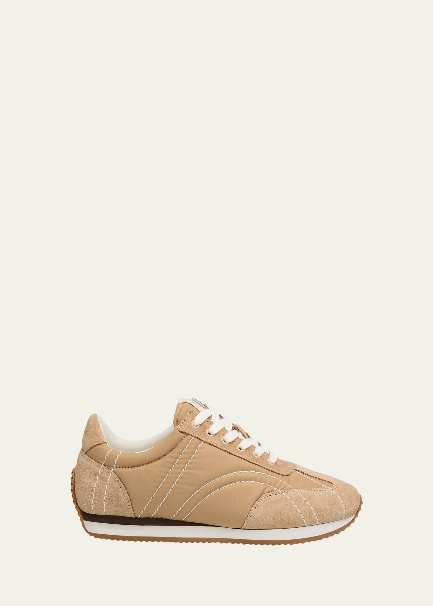 Toteme Suede Retro Runner Sneakers | Bergdorf Goodman