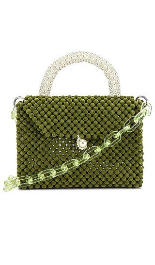 Bead Bag in Green | Revolve Clothing (Global)