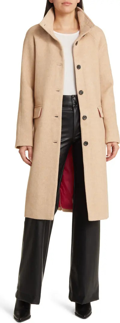 Avec Les Filles Single Breasted Wool Blend Coat | Nordstrom | Nordstrom