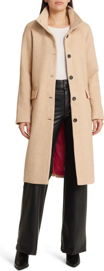 Avec Les Filles Single Breasted Wool Blend Coat | Nordstrom | Nordstrom