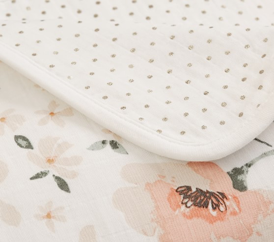 Meredith Oversized Muslin Baby Blanket | Pottery Barn Kids
