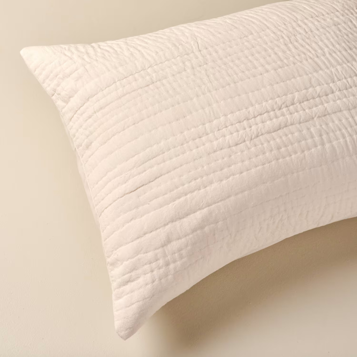 Stonewashed Pebbled Quilt Pillow Sham - Whitecap Grey | Magnolia