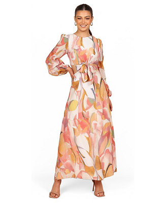 Women's Laquin Long Sleeve Maxi Dress | Macy's