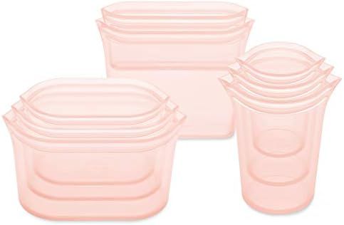 Amazon.com: Zip Top Reusable 100% Silicone Food Storage Bags and Containers, Made in the USA - Fu... | Amazon (US)
