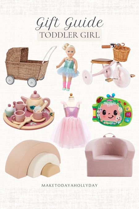 Toddler girl gift guide, doll, cocomelon, gathre cubes, tea set 

#LTKGiftGuide #LTKkids #LTKHoliday