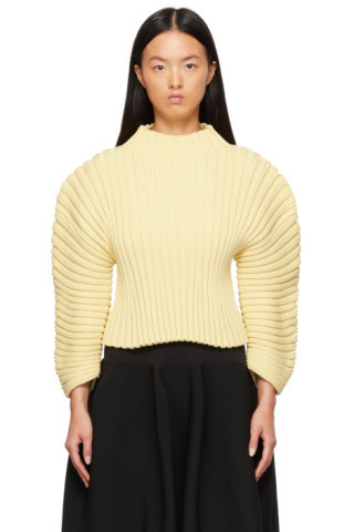 Yellow Column Sweater | SSENSE