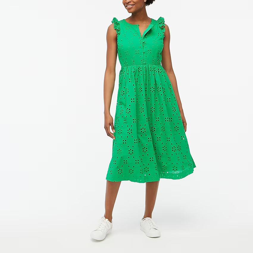 Eyelet shirtdress | J.Crew Factory