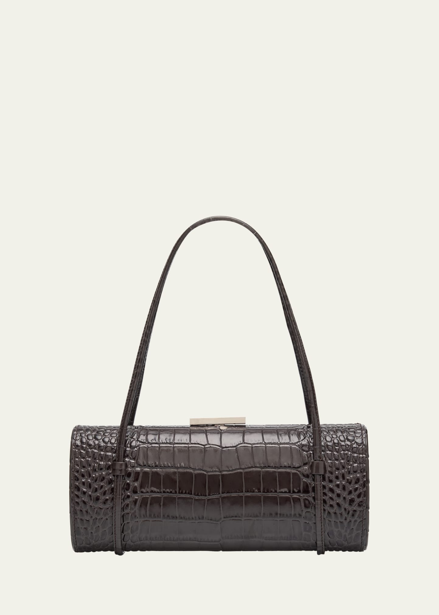 Michael Kors Natalie Croc-Embossed Barrel Shoulder Bag | Bergdorf Goodman