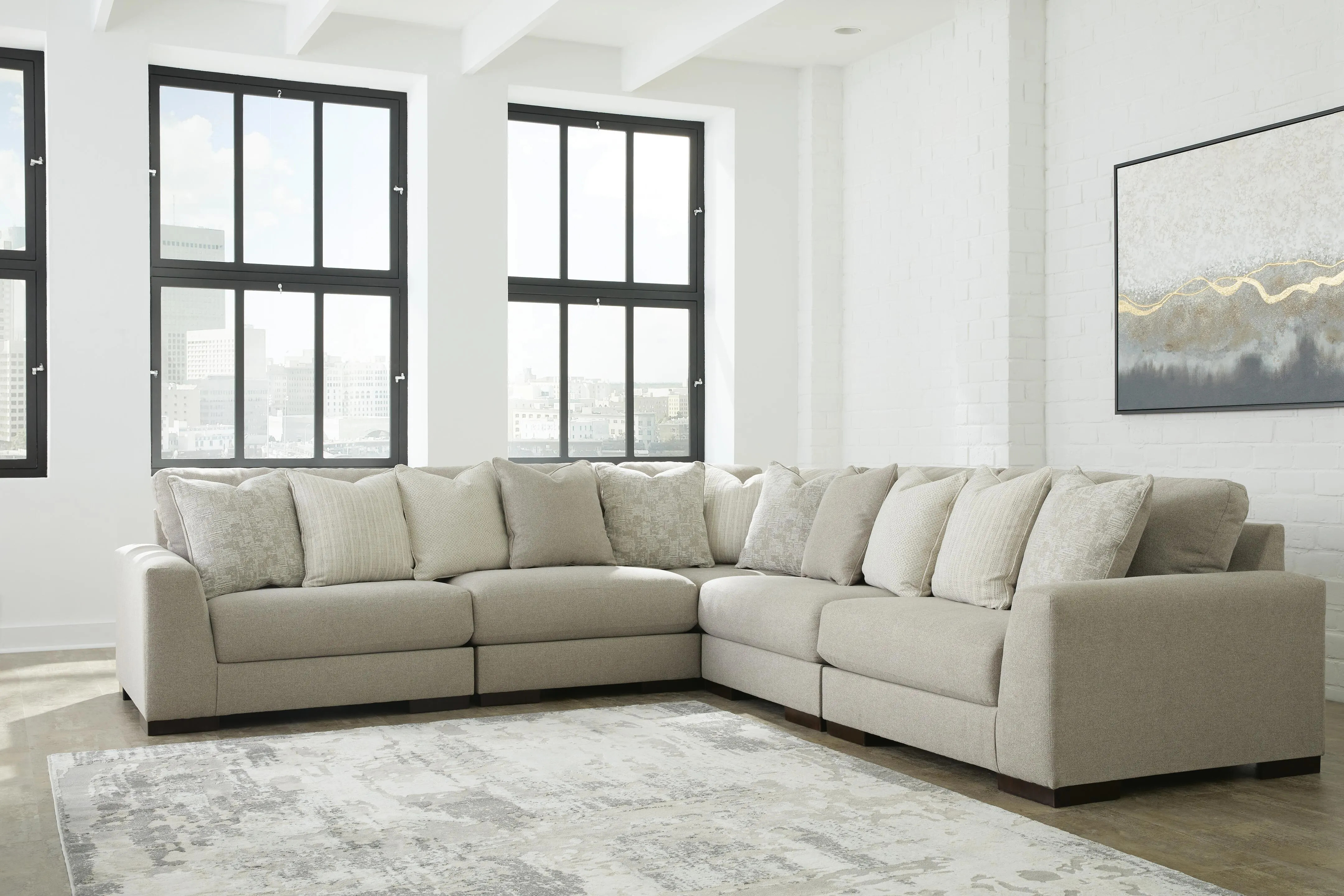 Lyndeboro 5-Piece Modular Sectional | Ashley | Ashley