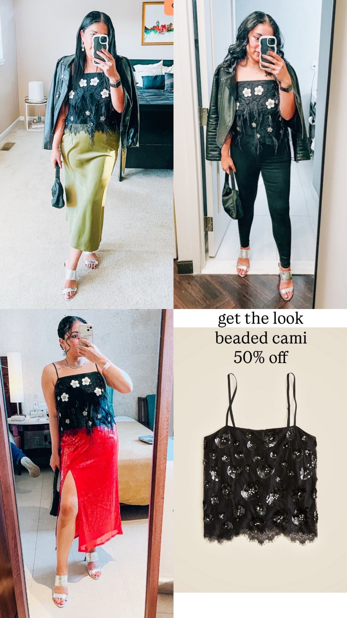 Beaded camis
Get the look
Date night tops
Jcrew sale


#LTKootd #LTKValentine #LTKSaleAlert