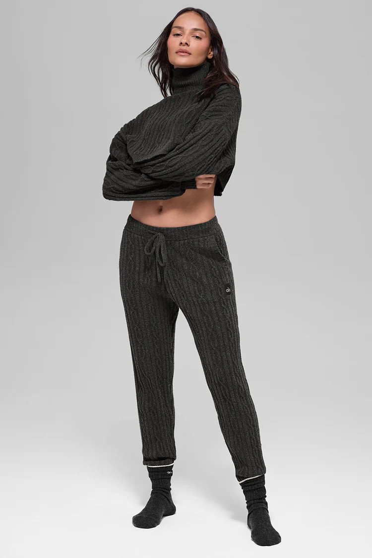 Cable Knit Winter Bliss Pant | Alo Yoga (US)