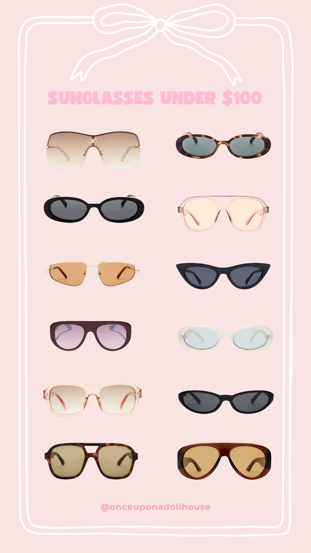 Sunglasses under $100!

#LTKsummer #LTKstyletip #LTKbeauty