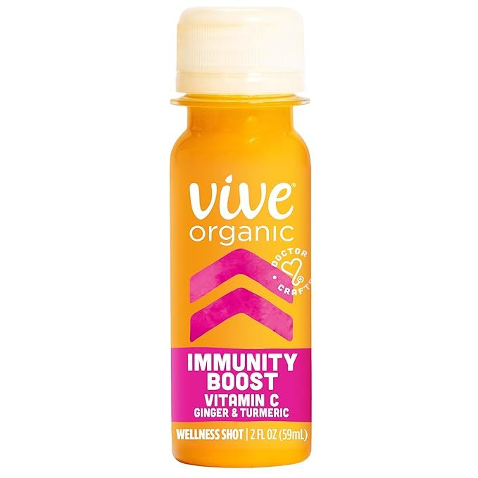 Vive Organic Immunity Boost Vitamin C, Ginger & Turmeric Shot (2oz bottle) | Amazon (US)