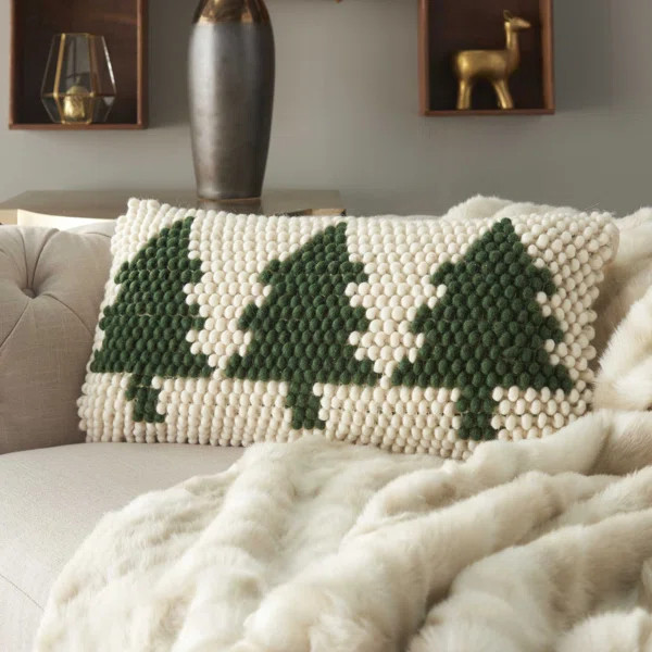 Sturgis Three Christmas Trees Rectangular Pillow Cover & Insert | Wayfair North America
