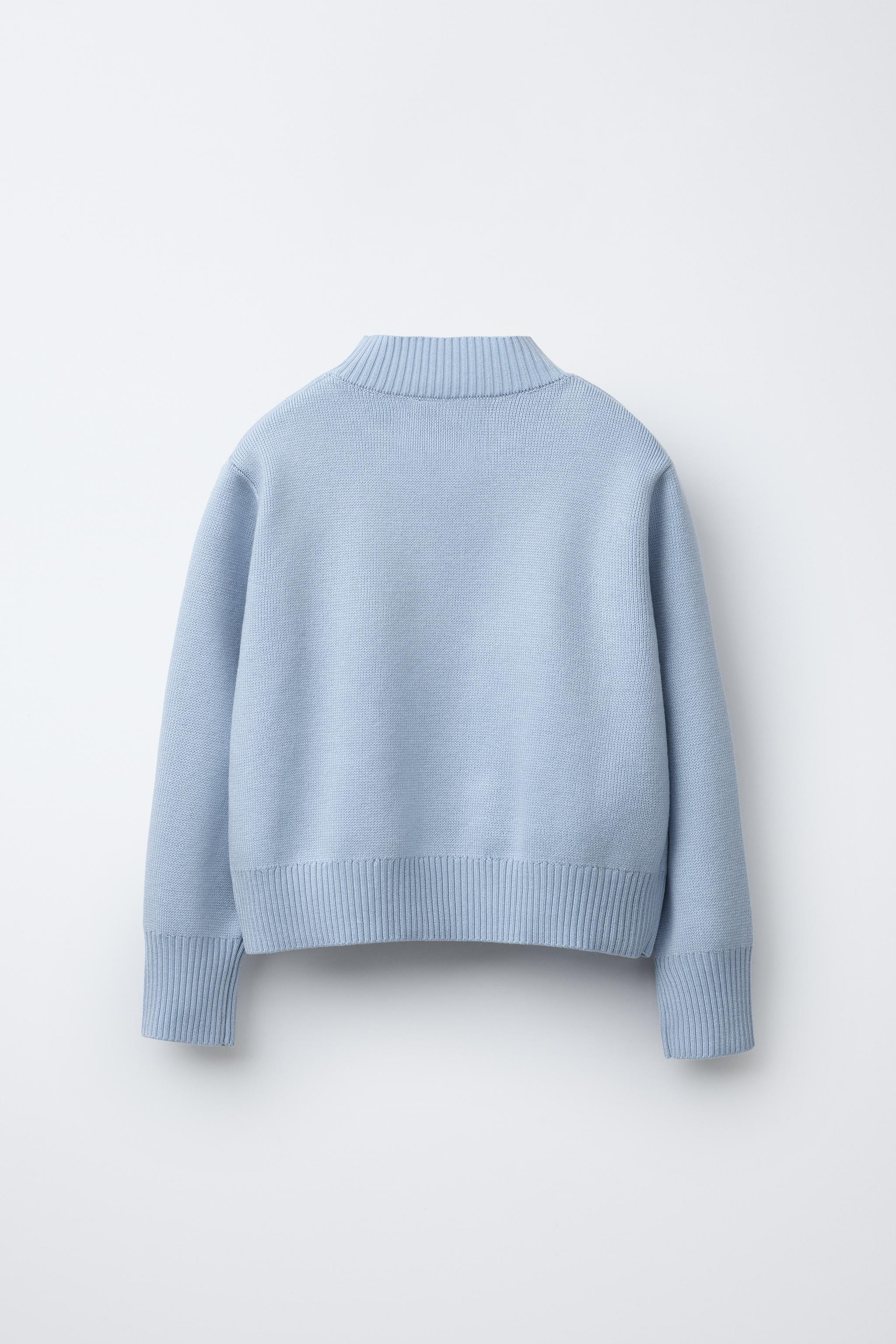 MOCK NECK KNIT SWEATER | Zara US